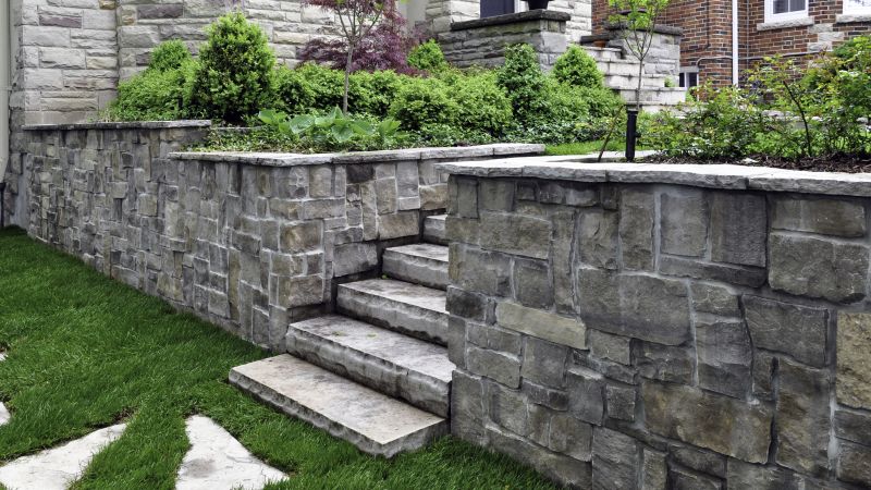 Stone Feature Installation